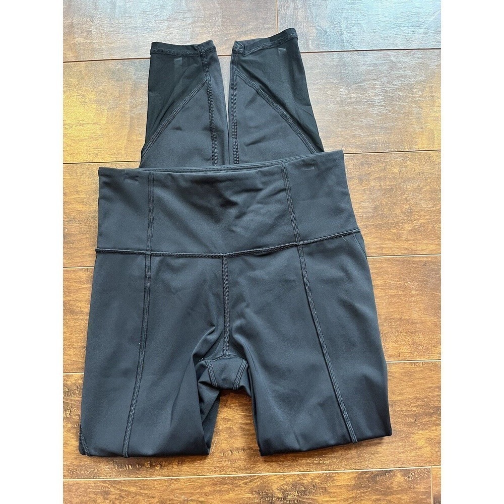 Athleta Womens Black Lighting Mesh Tight Running Active Work Out Legging Size XS